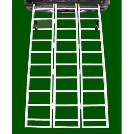 GREAT DAY Great Day LL46827 LoadLite Tri-Fold Long Aluminum Loading Ramps LL46827